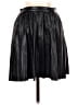 MNG 100% Polyester Black Faux Leather Skirt Size 2 - photo 1
