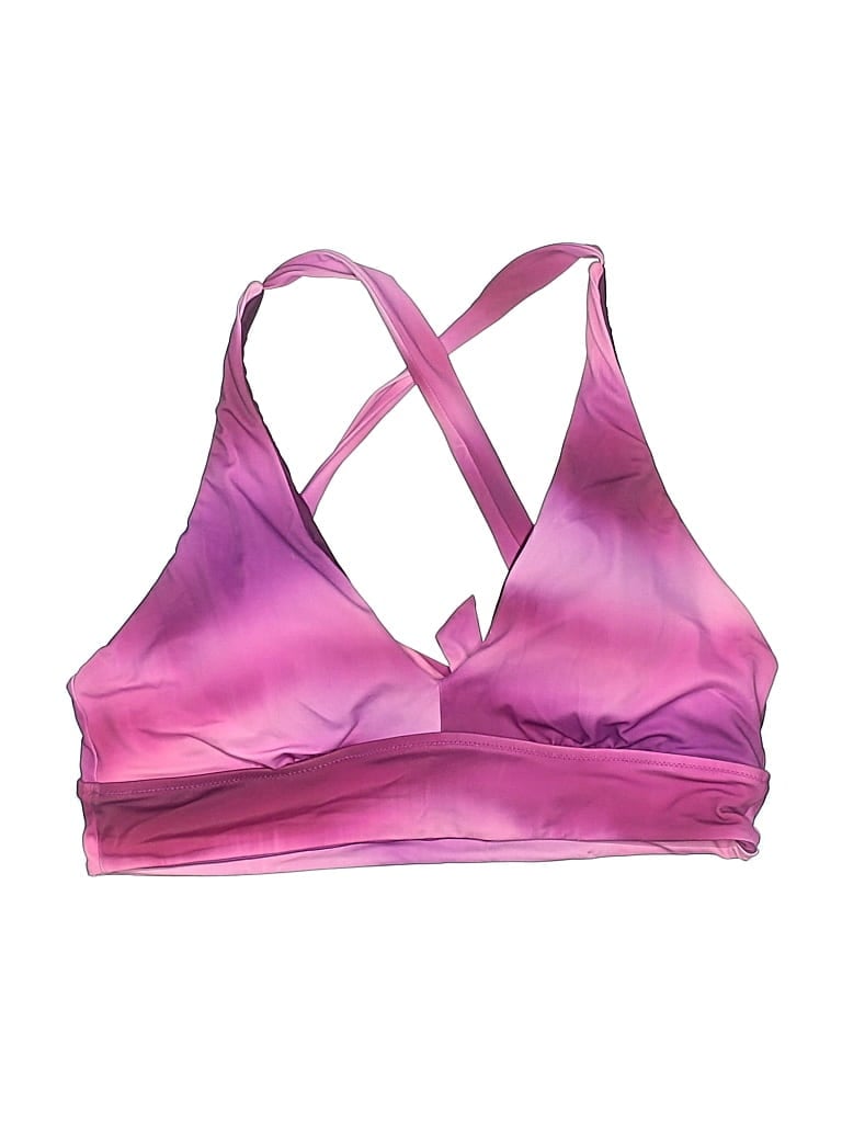 Pre-owned Athleta Swimsuit Top Purple Swimwear
