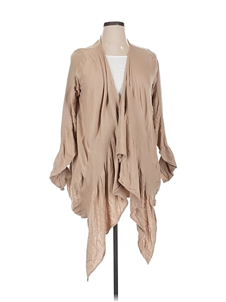 Pre-owned Kensie Cardigan Sweater In Brown