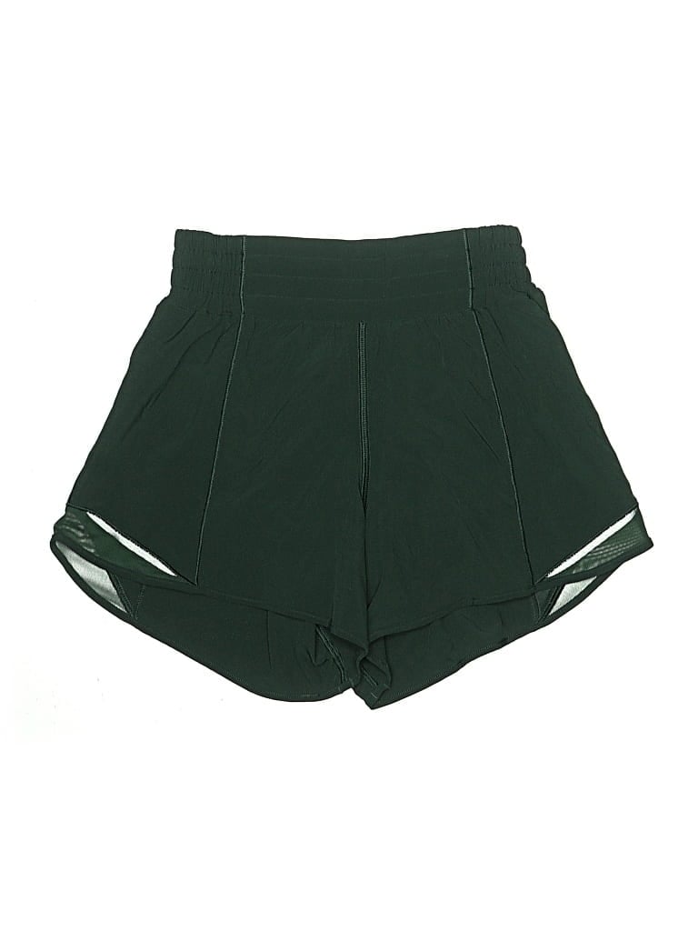 Pre-owned Lululemon Athletica Athletic Shorts In Green
