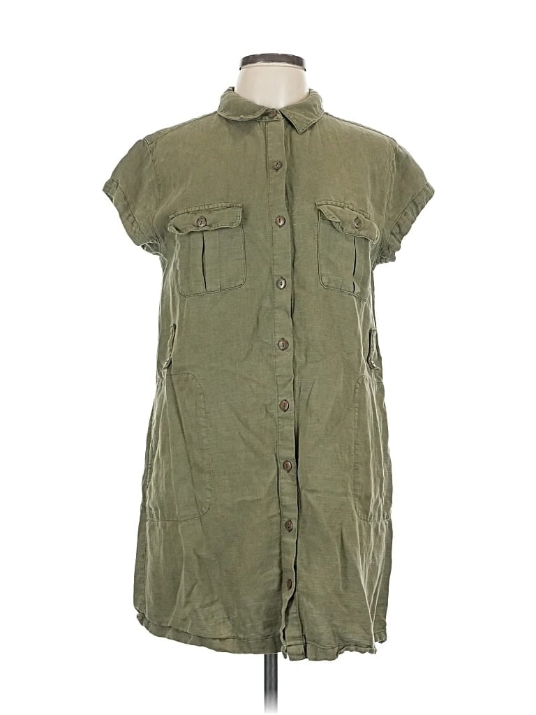 Pre-owned Nicole Miller Casual Dress In Green