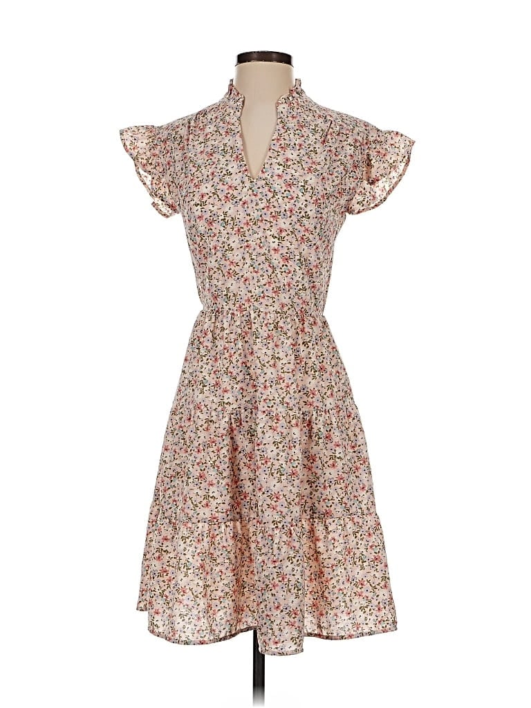 Pre-owned Monteau Casual Dress In Brown