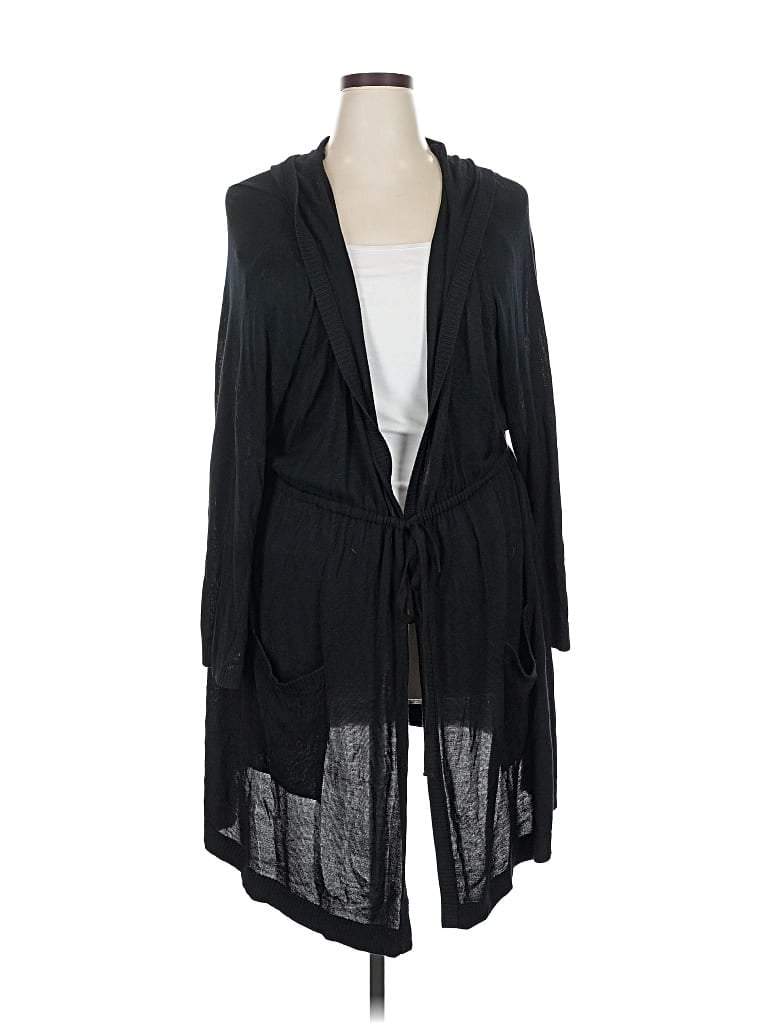 Pre-owned Torrid Cardigan Sweater In Black