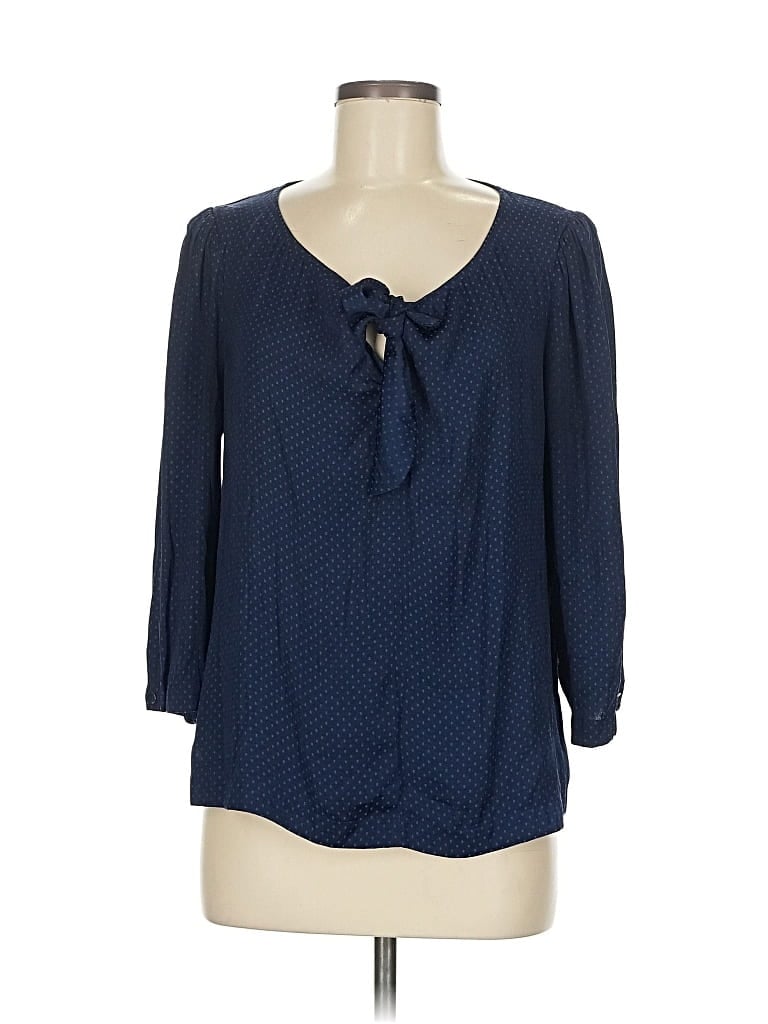 Pre-owned Cabi 3/4 Sleeve Blouse In Blue