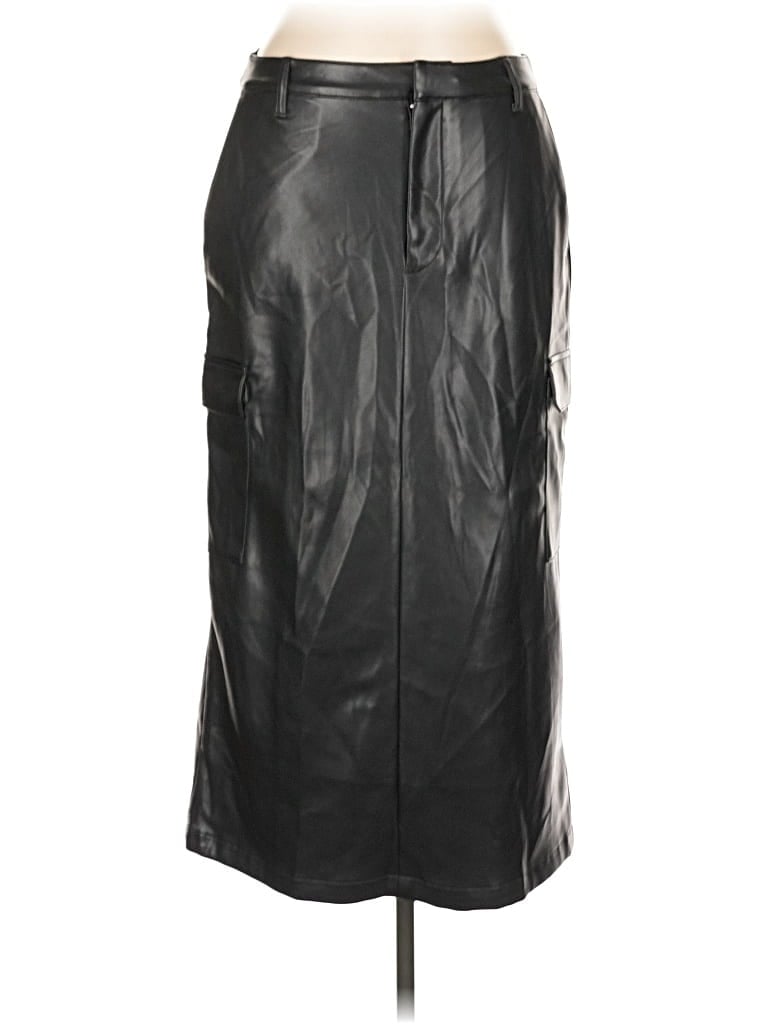 Gap Faux Leather Skirt In Black