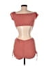 TOBI 100% Polyester Solid Pink Romper Size M - photo 2