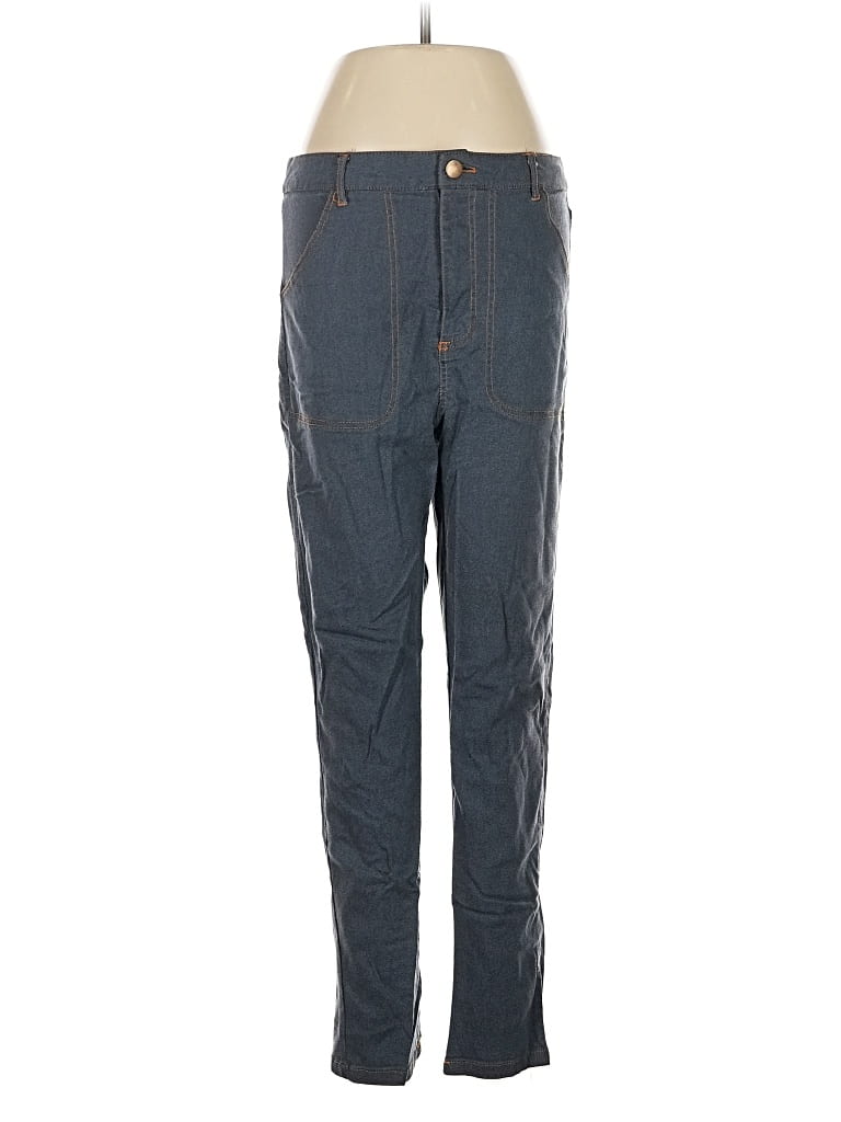 Pre-owned Unique Vintage Casual Pants In Blue