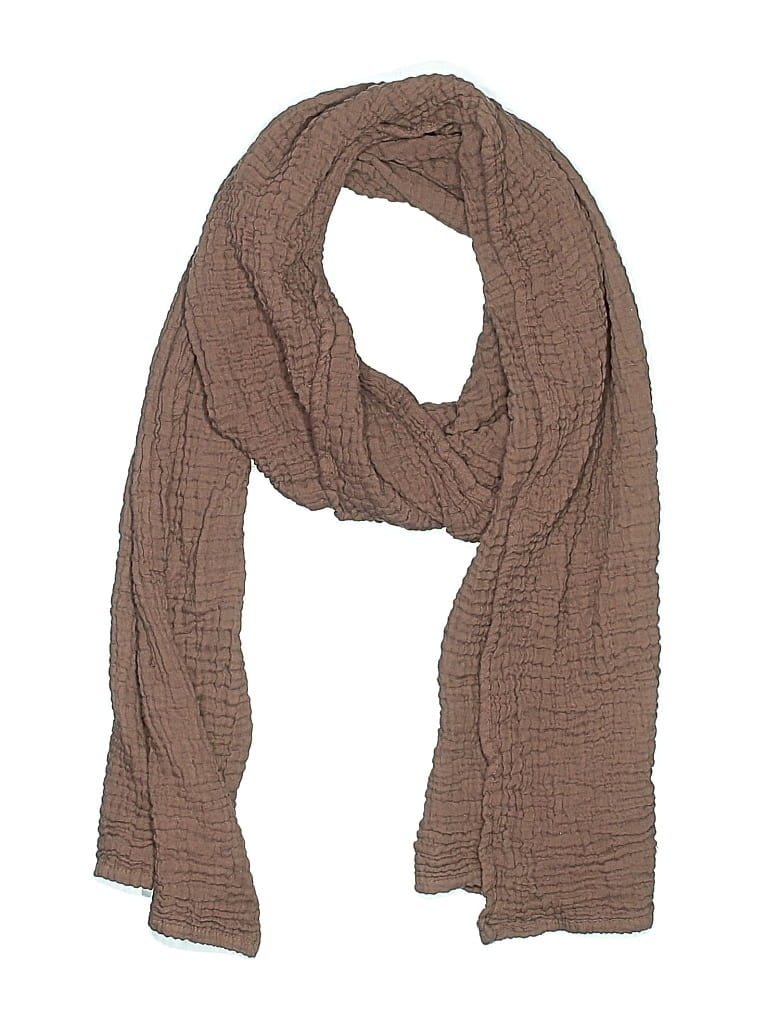 Pre-owned Assorted Brands Scarf In Brown