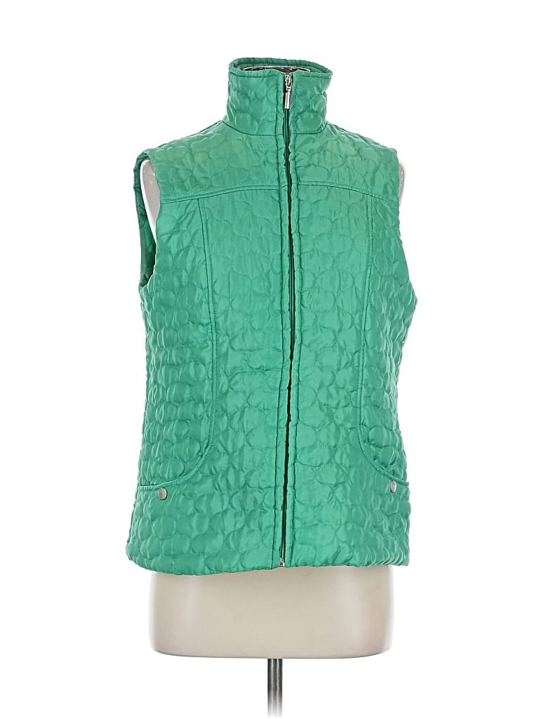 Pre-owned Jane Ashley Vest In Green