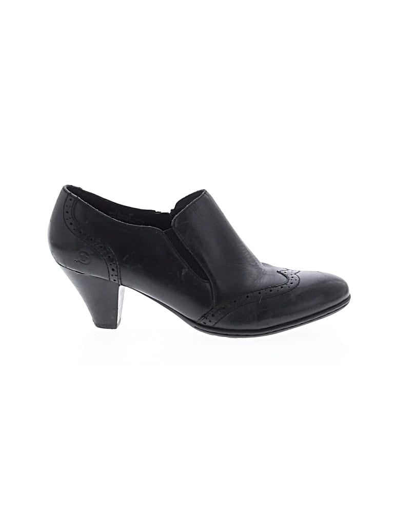 Pre-owned Born Ankle Boots In Black