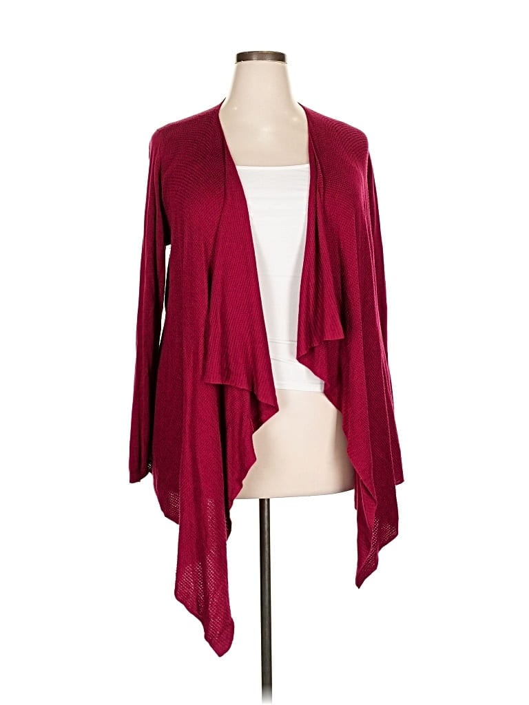 Pre-owned Torrid Cardigan Sweater In Burgundy