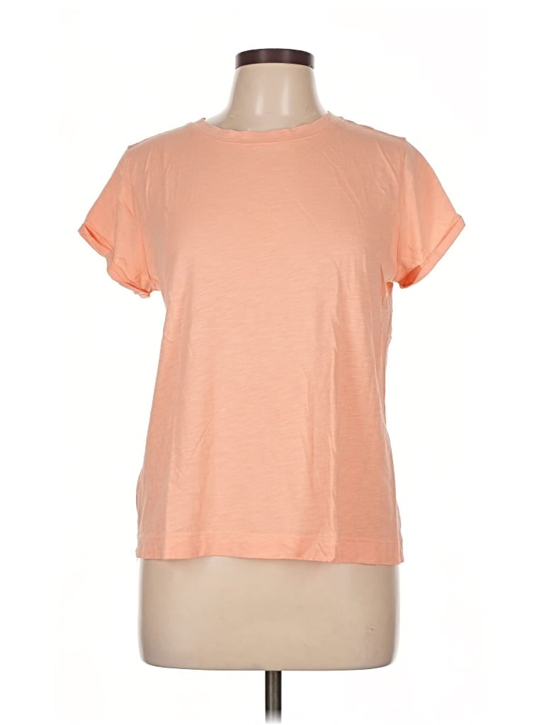Pre-owned Ann Taylor Loft Short Sleeve T-shirt In Orange