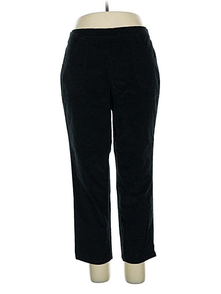 Pre-owned Hanes Casual Pants In Black