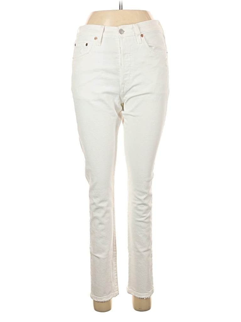 Pre-owned Levi's Jeans In White