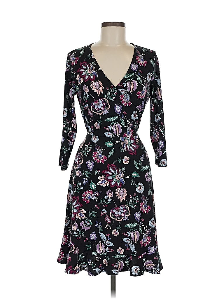 Pre-owned Leota Casual Dress In Black