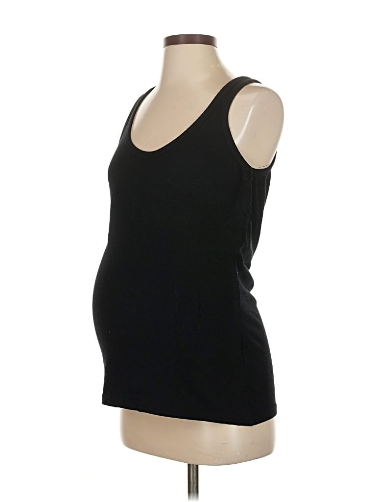 Pre-owned Hatch Tank Top Black Strapless Neckline Tops
