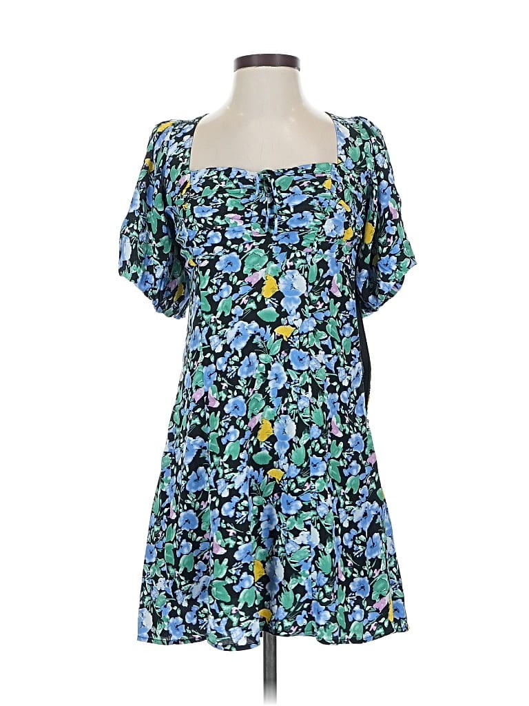 Pre-owned Astr Casual Dress In Blue