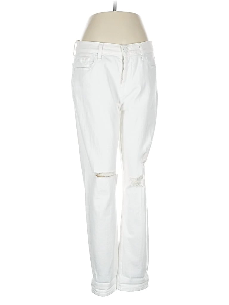 Pre-owned 7 For All Mankind Jeans In White