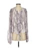 Thalia Sodi 100% Polyester Purple Long Sleeve Blouse Size S - photo 1