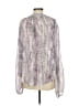 Thalia Sodi 100% Polyester Purple Long Sleeve Blouse Size S - photo 2