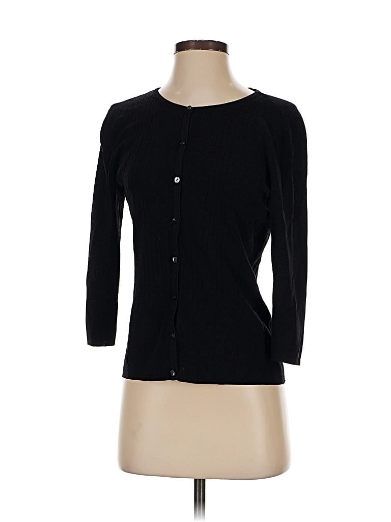 Pre-owned Style & Co Cardigan Sweater In Black