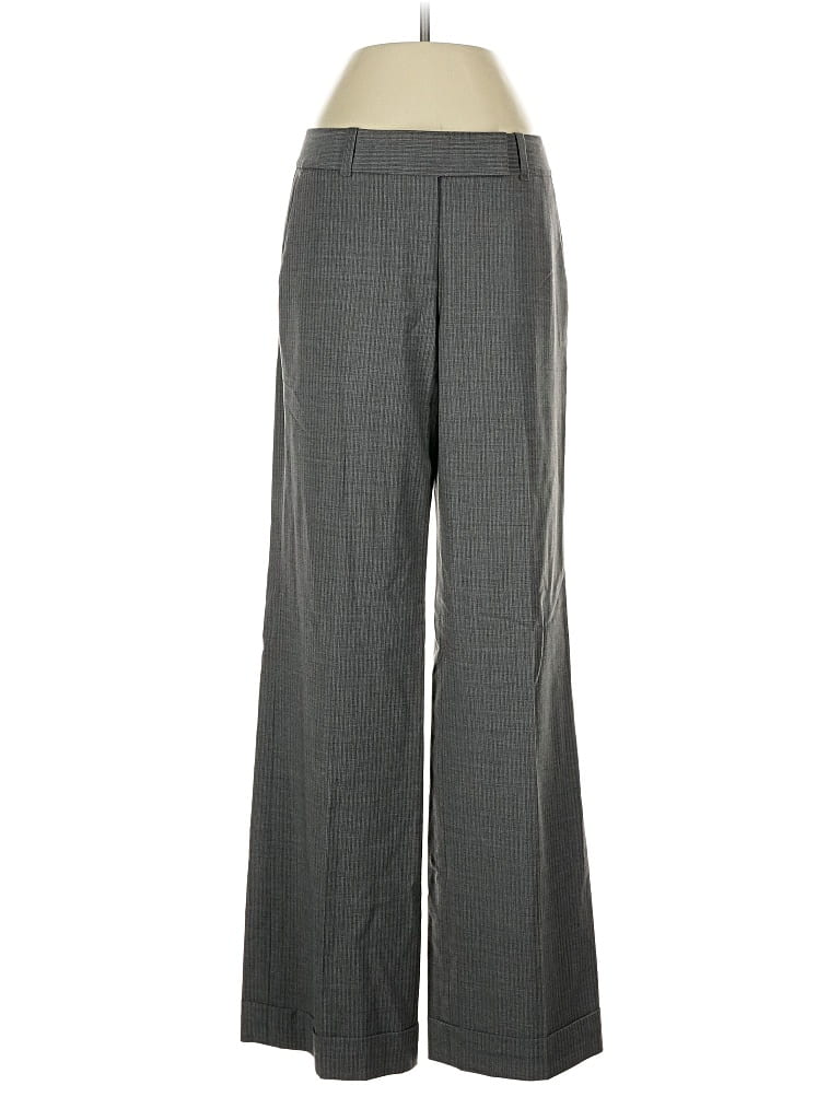 Pre-owned Ann Taylor Wool Pants In Gray