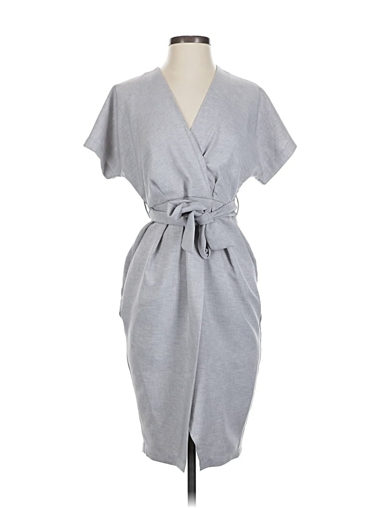 Pre-owned Closet Casual Dress In Gray