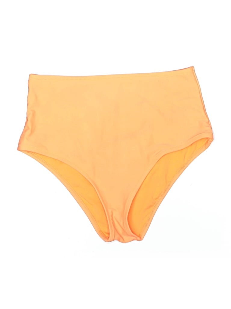 Pre-owned Aerie Swimsuit Bottoms In Orange