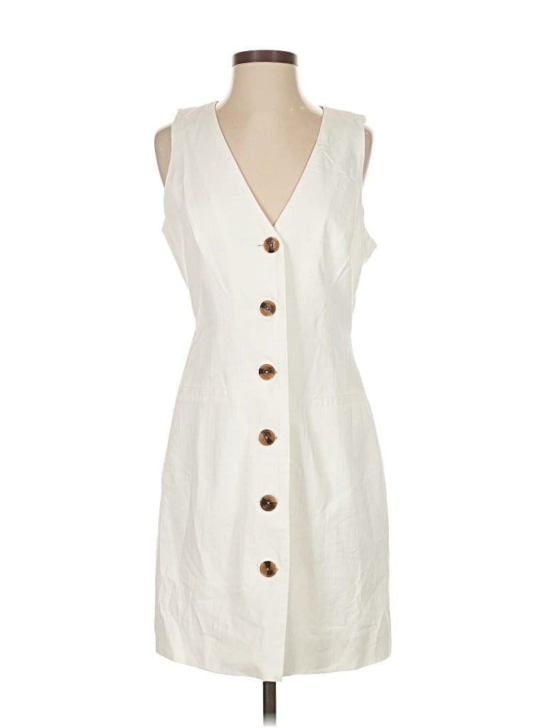 Pre-owned A New Day Casual Dress In White