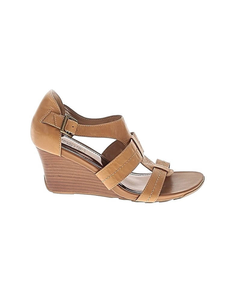 Pre-owned Kenneth Cole Reaction Wedges In Brown