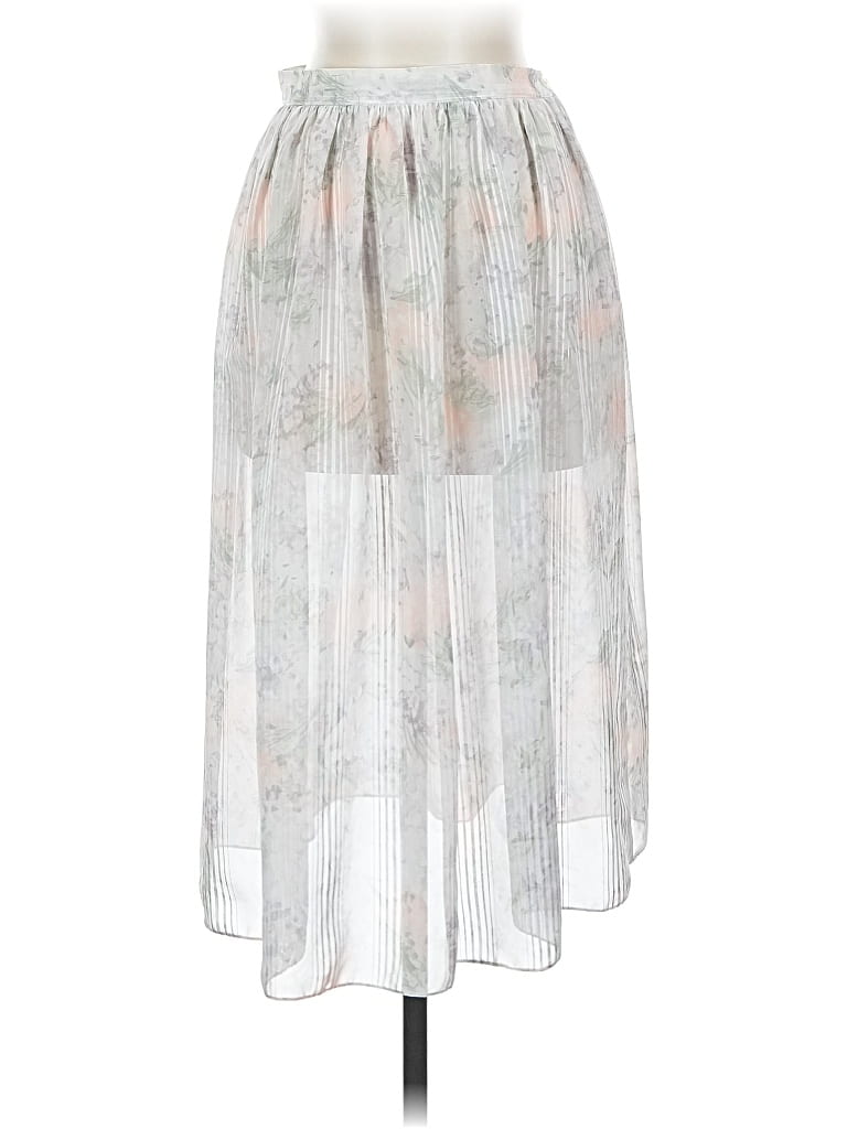 Pre-owned Unbranded Casual Skirt In Silver