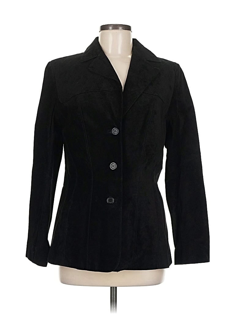 Pre-owned Liz Claiborne Blazer Jacket In Black