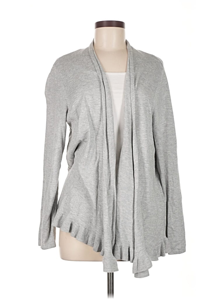 Pre-owned Chico's Kimono In Gray