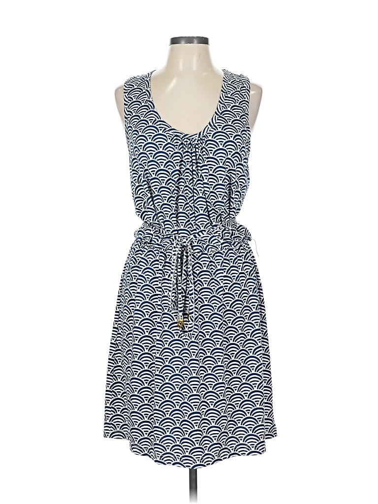 Pre-owned Mud Pie Casual Dress In Blue