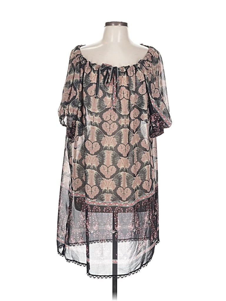 Pre-owned Anna Sui Casual Dress In Gray
