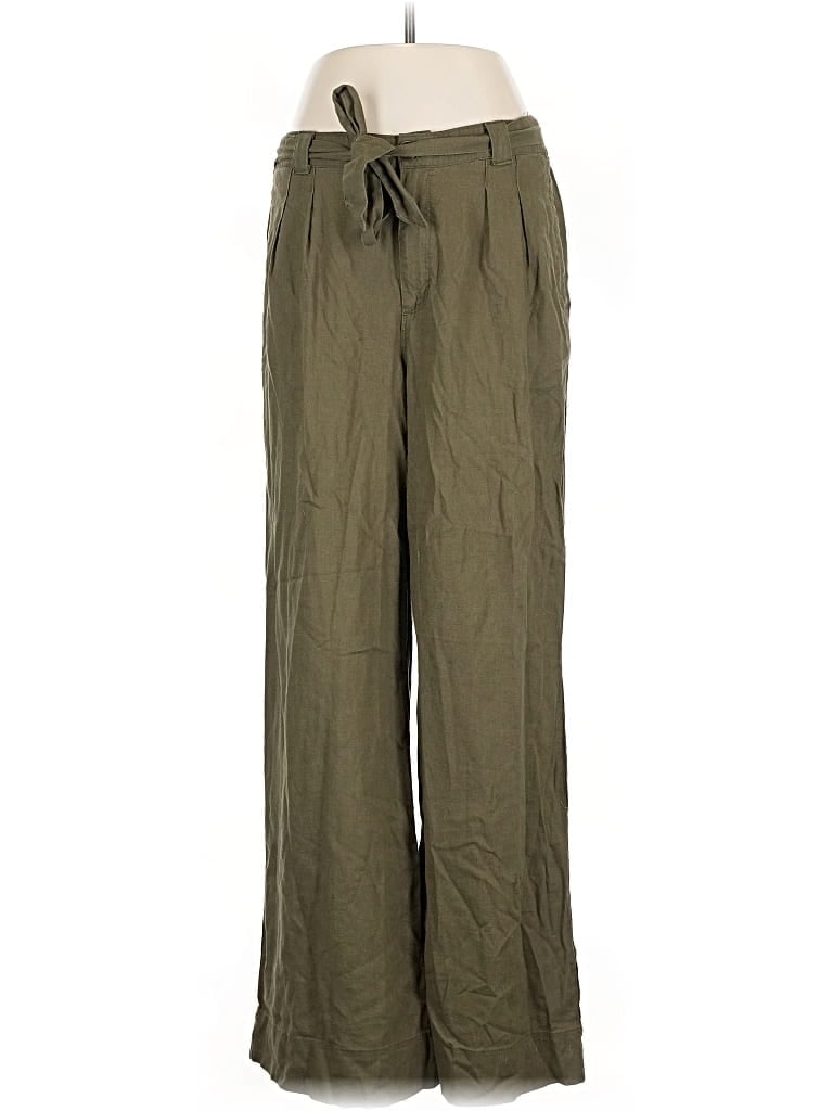 Pre-owned Sonoma Goods For Life Linen Pants In Green