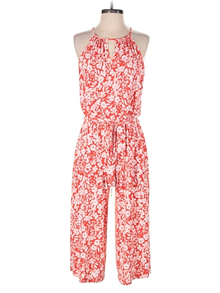 Pre-owned London Times Jumpsuit In Red