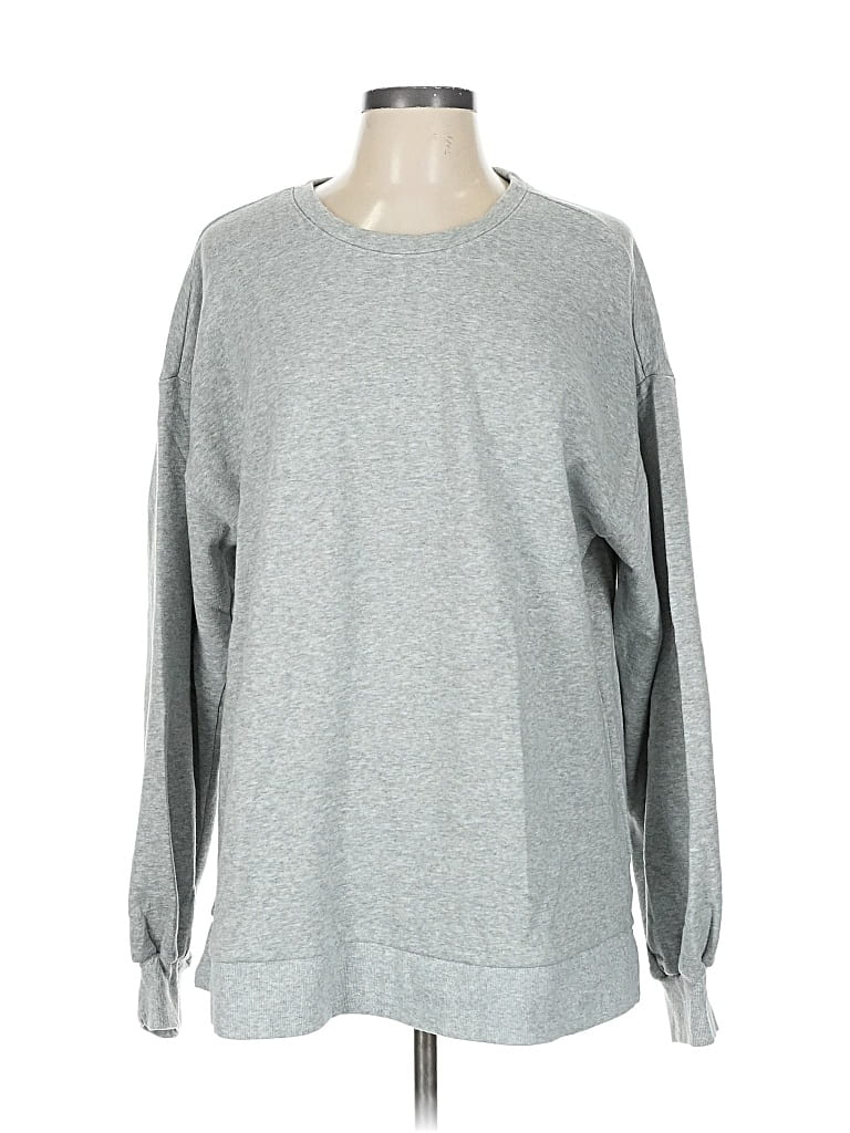 Pre-owned Pilcro Sweatshirt In Gray