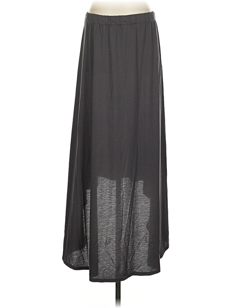 Pre-owned Uniqlo Casual Skirt In Gray