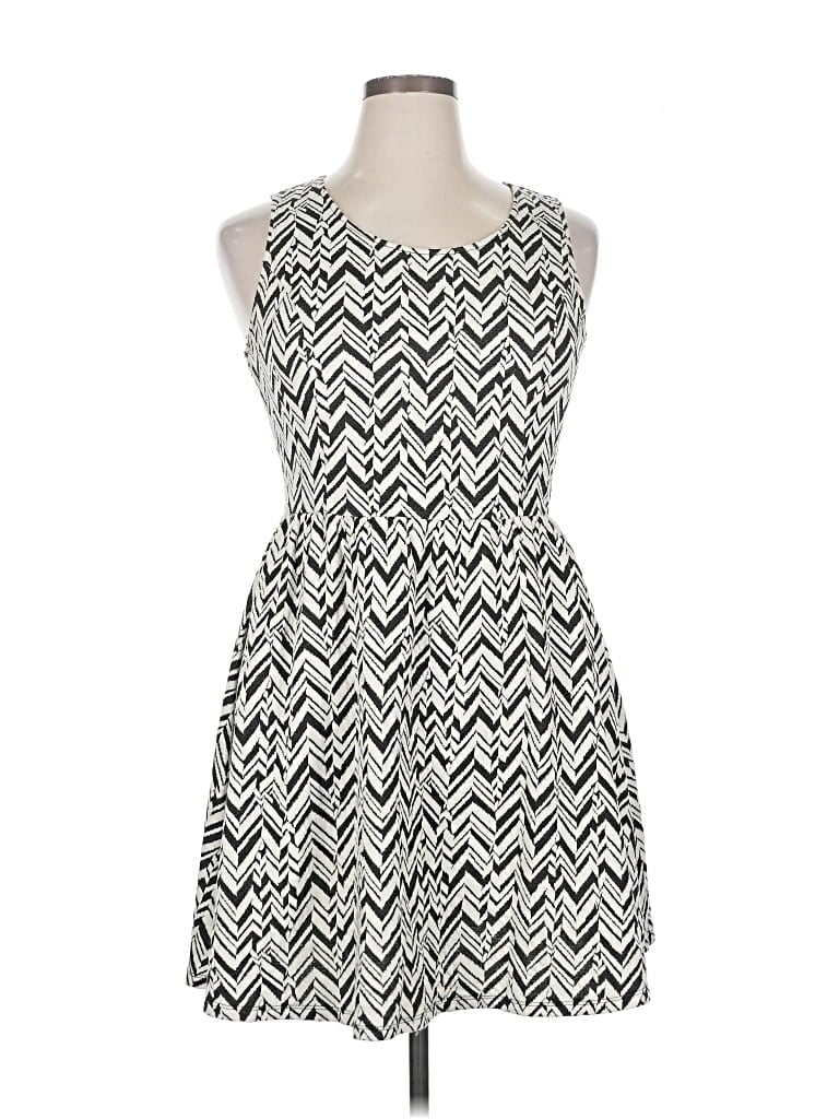 Pre-owned Rewind Casual Dress In Gray
