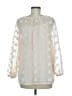 Cato 100% Polyester Ivory 3/4 Sleeve Blouse Size M - photo 2