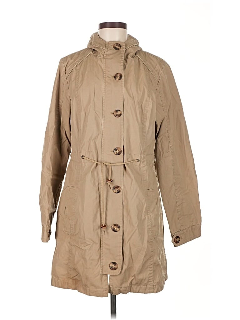 Pre-owned Unbranded Trenchcoat In Brown