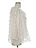 Cato 100% Polyester Ivory 3/4 Sleeve Blouse Size M - photo 4