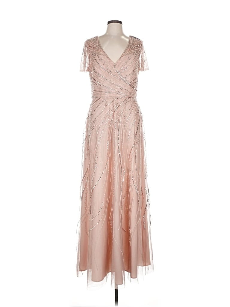 Pre-owned Xscape Cocktail Dress In Brown