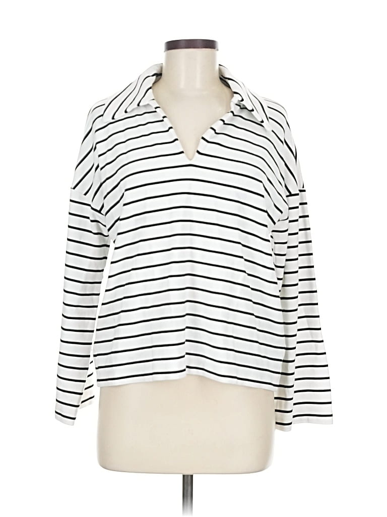 Pre-owned Ann Taylor Pullover Sweater In White