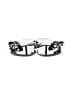 Melissa Silver Black Sandals Size 7 (X-wide) - photo 2