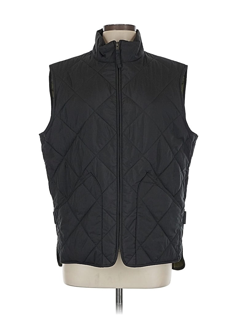 Pre-owned J.crew Factory Store Vest In Black