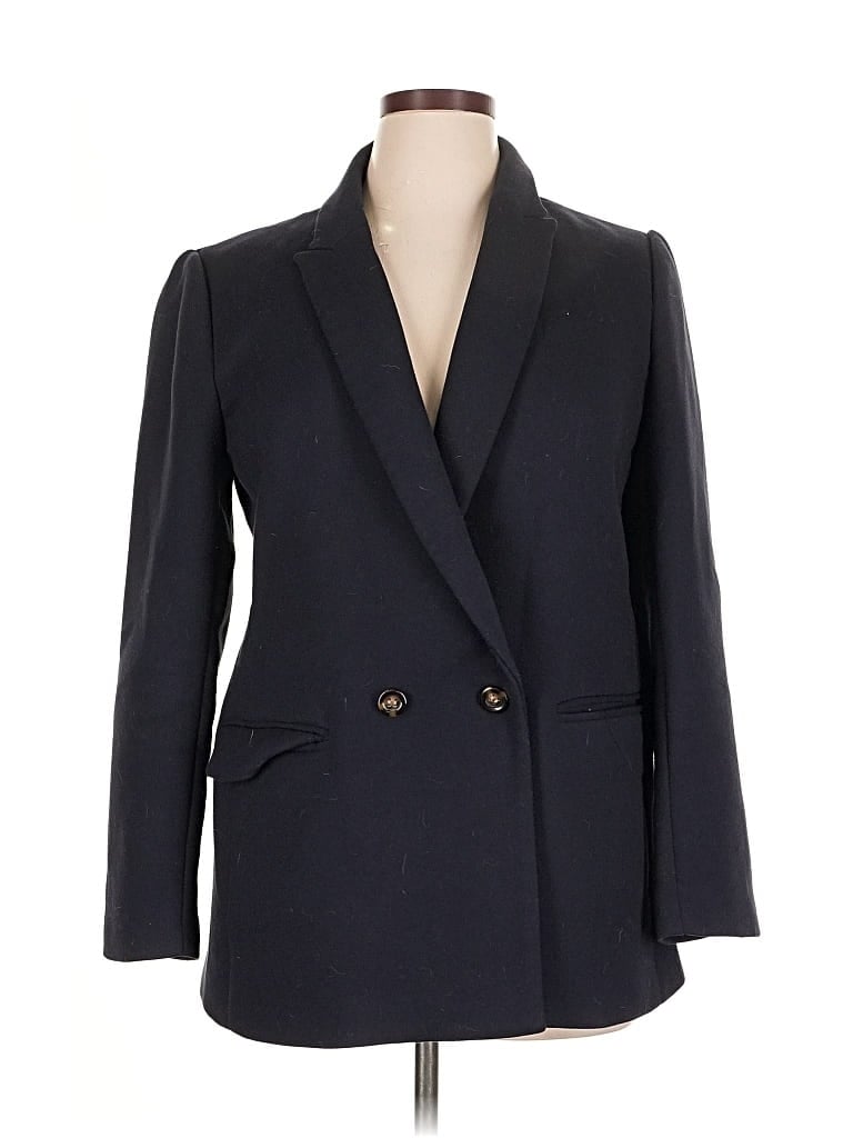 Pre-owned Ann Taylor Blazer Jacket In Blue