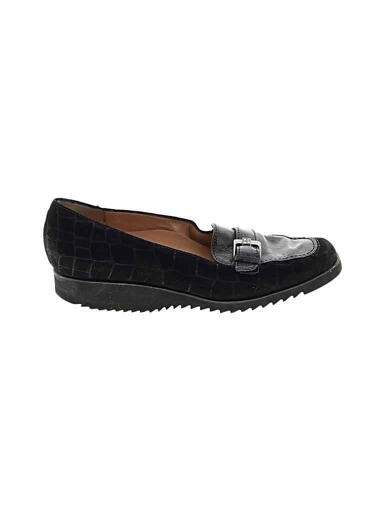 Pre-owned Assorted Brands Flats In Black
