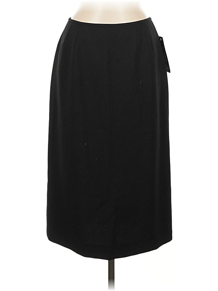 Pre-owned Kasper Formal Skirt In Black